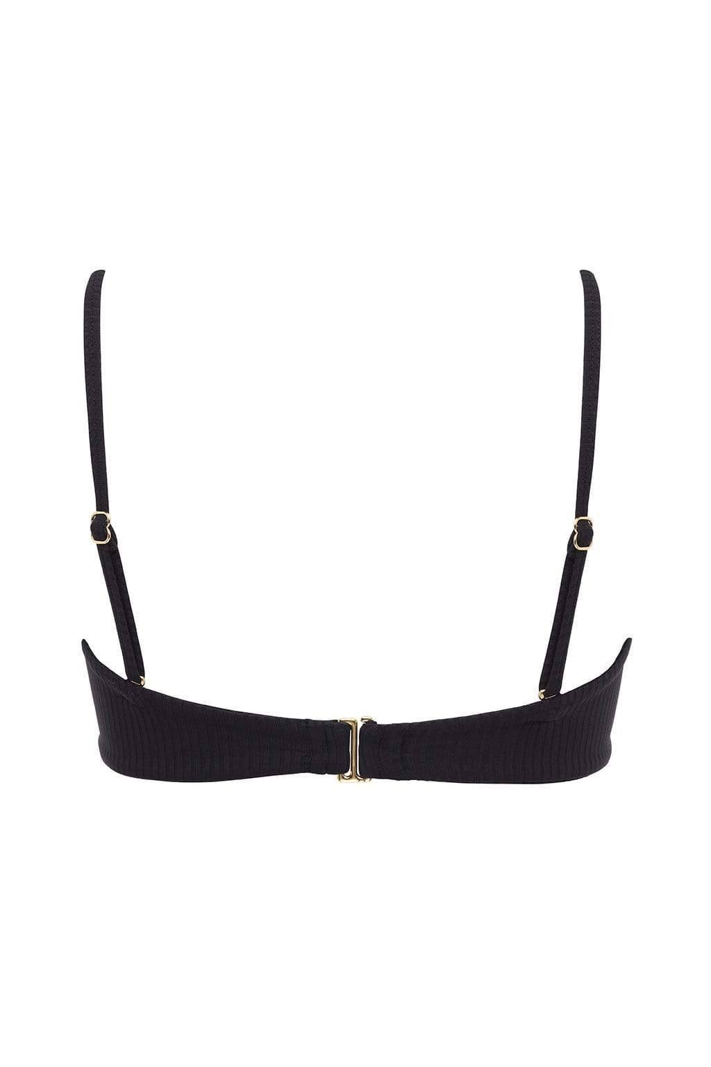 Summer Bikini Top | Black Rib