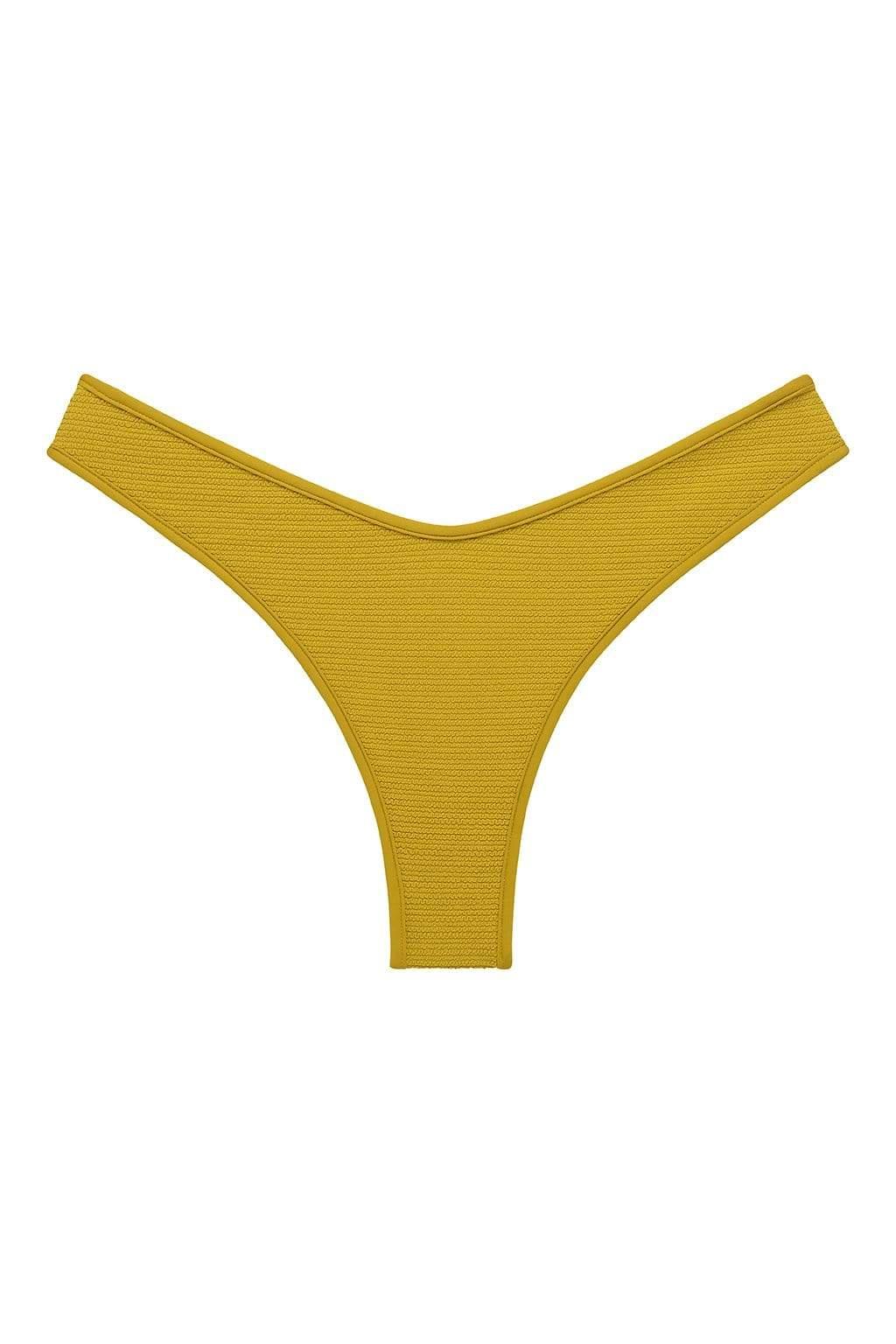 Lulu Bikini Bottom | Key Lime Micro Scrunch