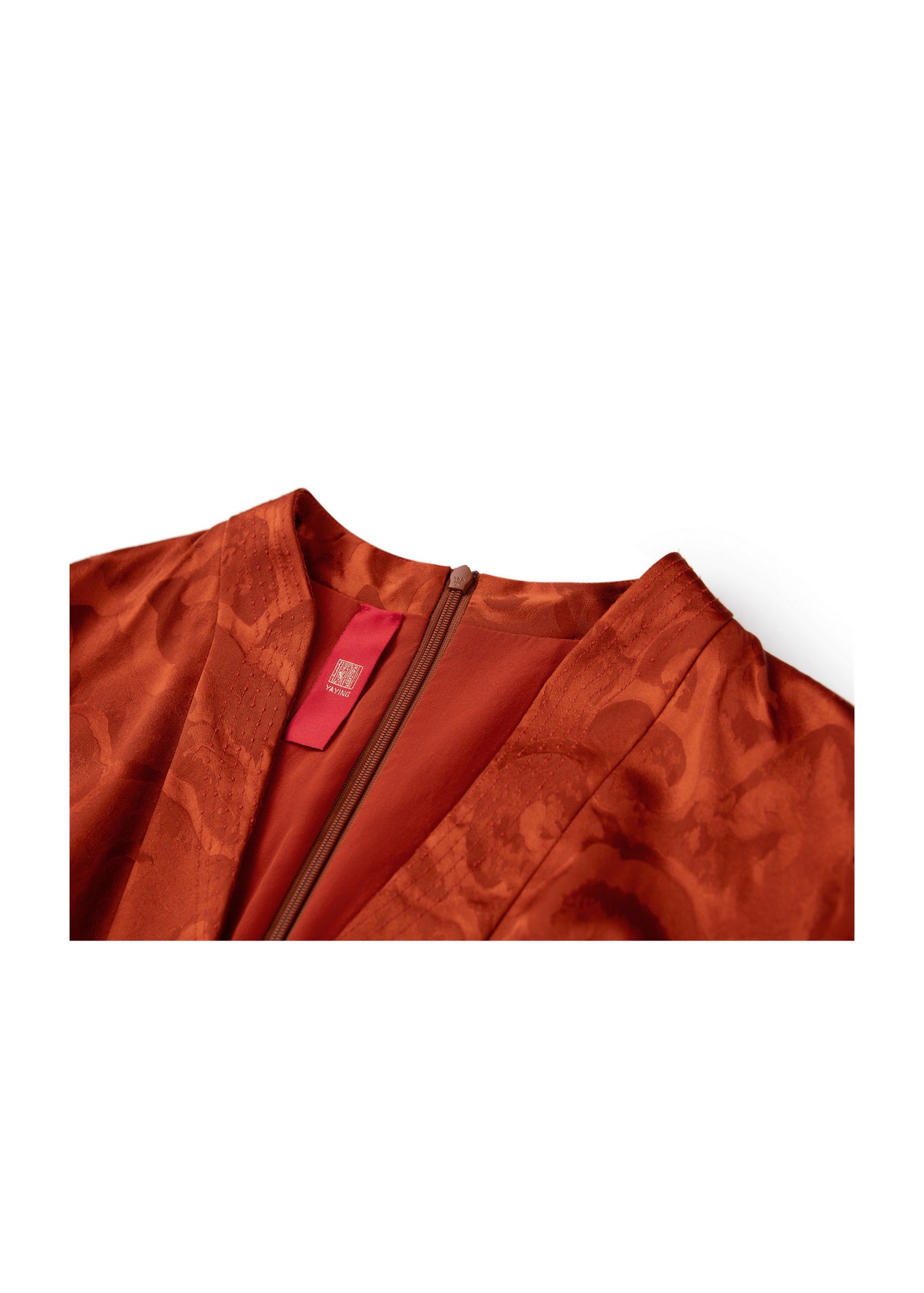 Mulberry Silk Dress | Orange