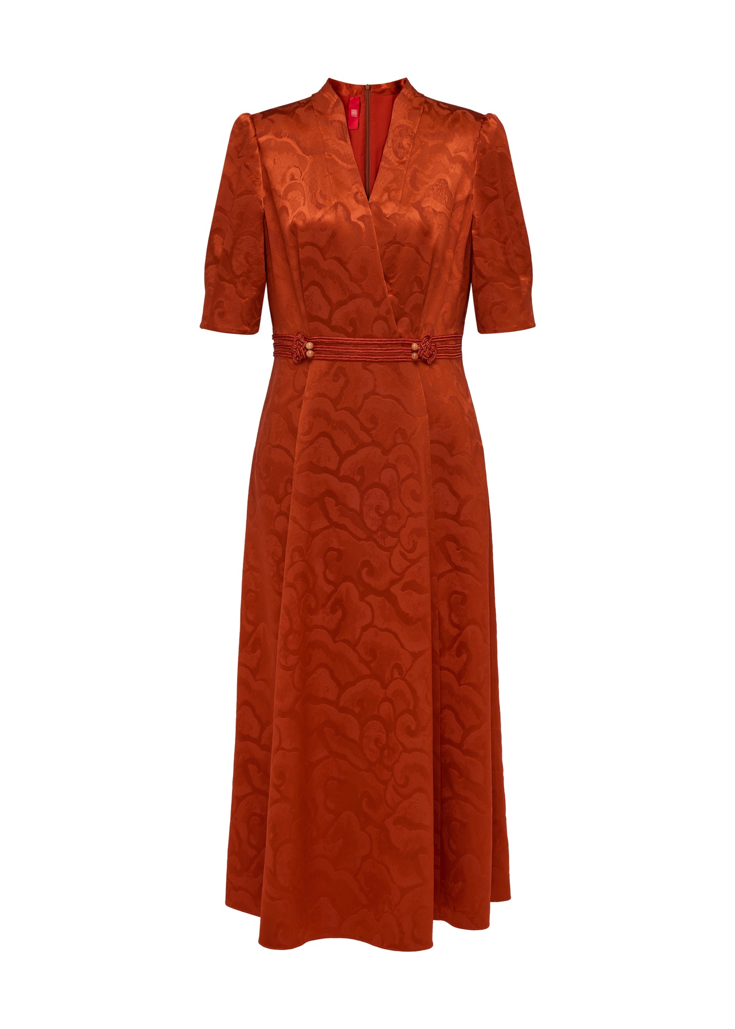 Mulberry Silk Dress | Orange