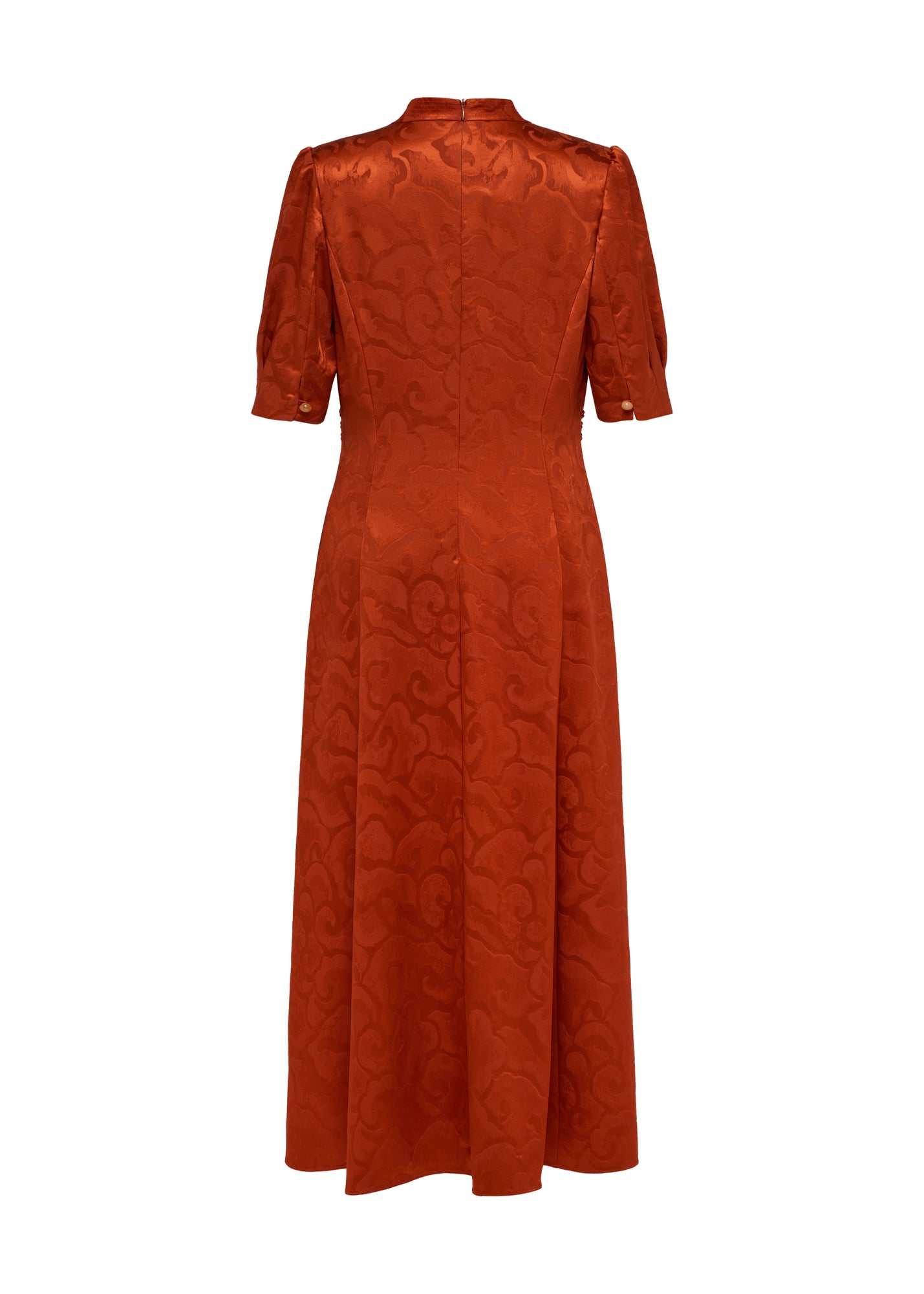 Mulberry Silk Dress | Orange