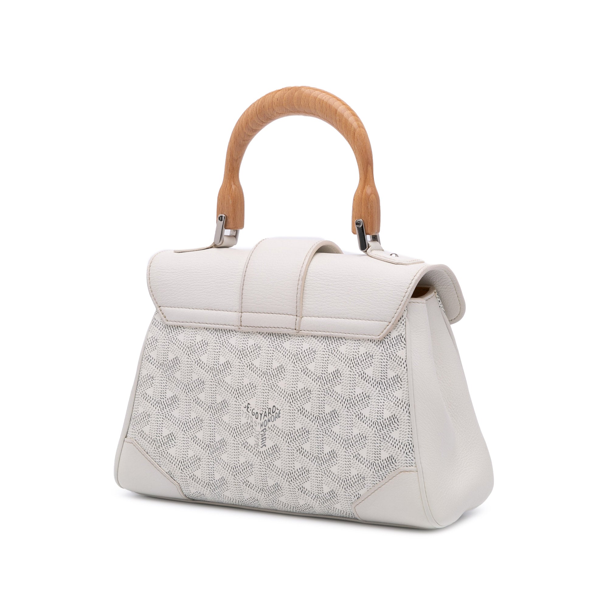 Goyard | Pre-Owned Mini Goyardine Saigon Souple - III | White