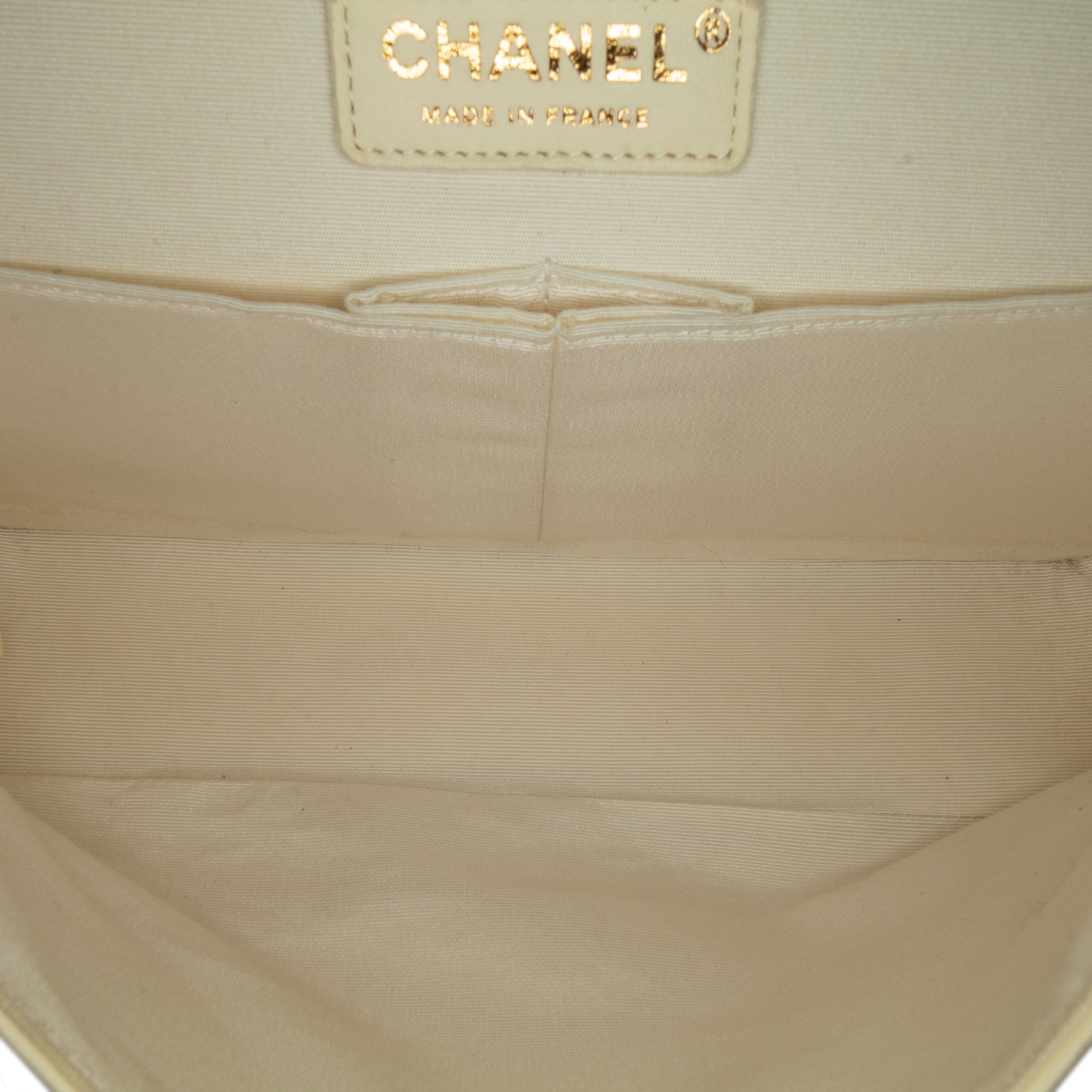 Chanel | Pre-Owned Medium Classic Printed Denim Floral Double Flap | Brown/Light Beige