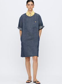 Nadege Tunic Dress | Indigo