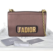 Dior | Pre-Owned Medium J'Adior Chain Flap | Brown/Bronze