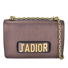 Dior | Pre-Owned Medium J'Adior Chain Flap | Brown/Bronze