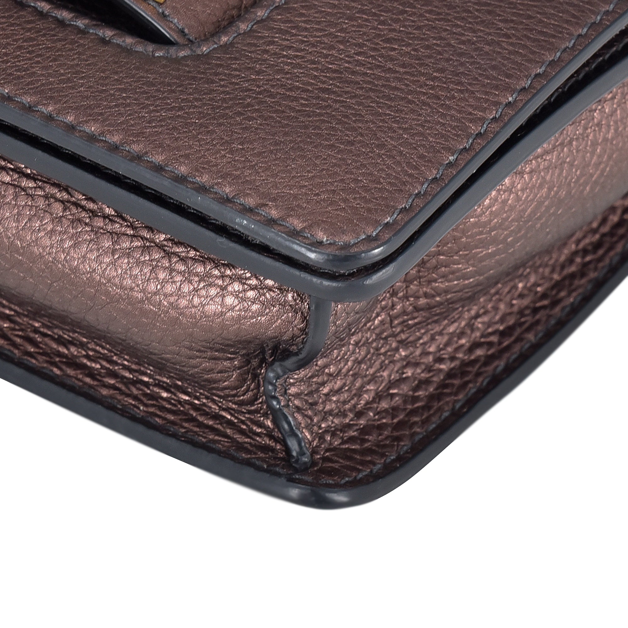 Dior | Pre-Owned Medium J'Adior Chain Flap | Brown/Bronze