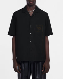 Bodil Short-Sleeve Shirt | Off Black