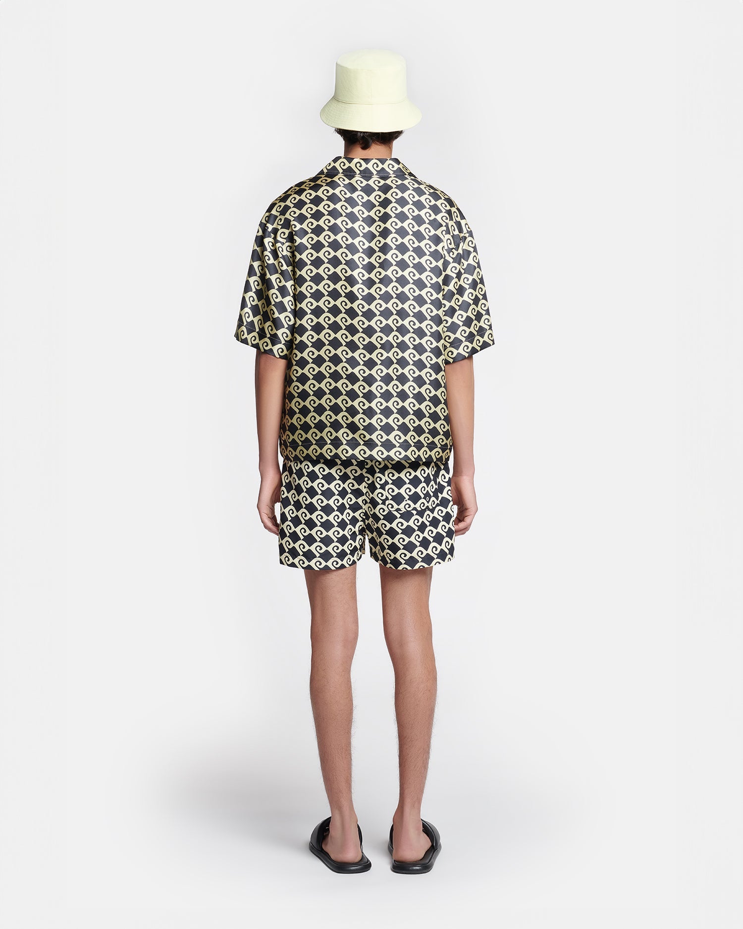 Maxton Printed Silk-Twill Shirt | Diamond Check