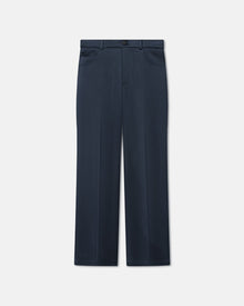 Macen Satin Pants | Navy