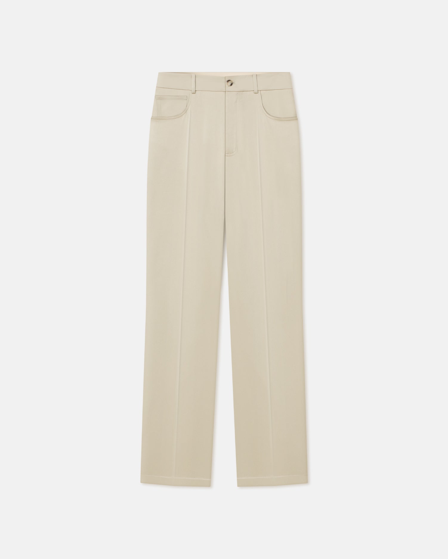 Mens | Macen Satin Pants | Porcelain