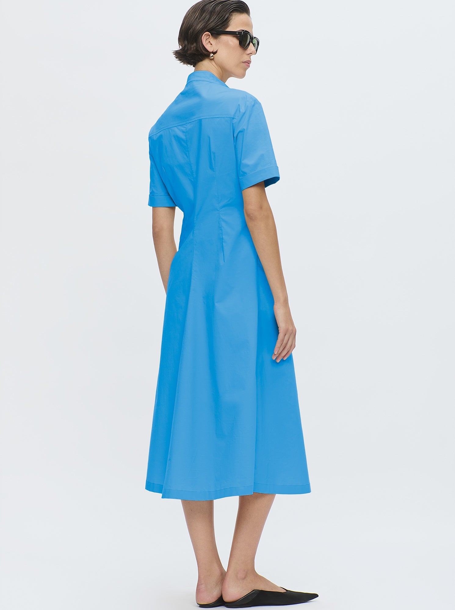 Noor Shirtdress | Blue Sea