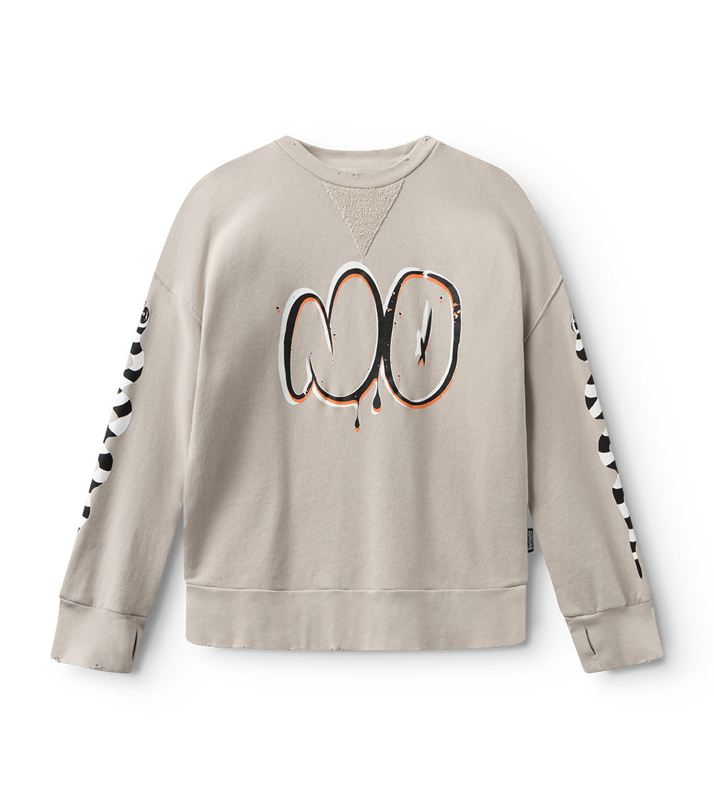 Kid | Bubbly No! Sweatshirt | Smokey Grey