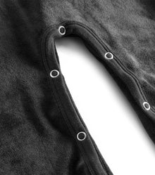 Newborn | Velvet Overall | Black