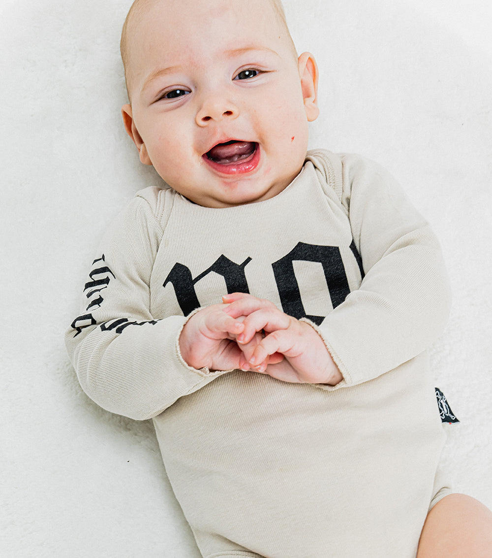 Newborn | No! Inked Onesie | Smokey Natural