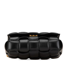 Bottega Veneta | Pre-Owned Nappa Intrecciato Padded Chain Cassette Satchel | Black