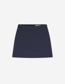 Womens | Quilted Mini Skirt | Navy