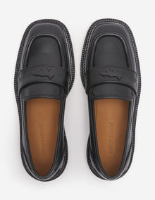 Womens | Leather Loafers | Black