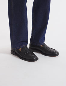 Womens | Leather Loafers | Black