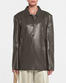 Hadasa Okobor Alt-Leather Blazer | Soil