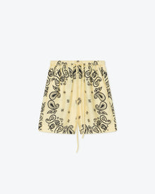 Anne Printed Silk-Twill Shorts | Bandana Large Scale