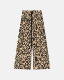 Kyler Printed Cotton-Voile Pants | Leopard