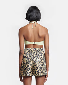 Exter Printed Twill-Silk Boxer Shorts | Leopard