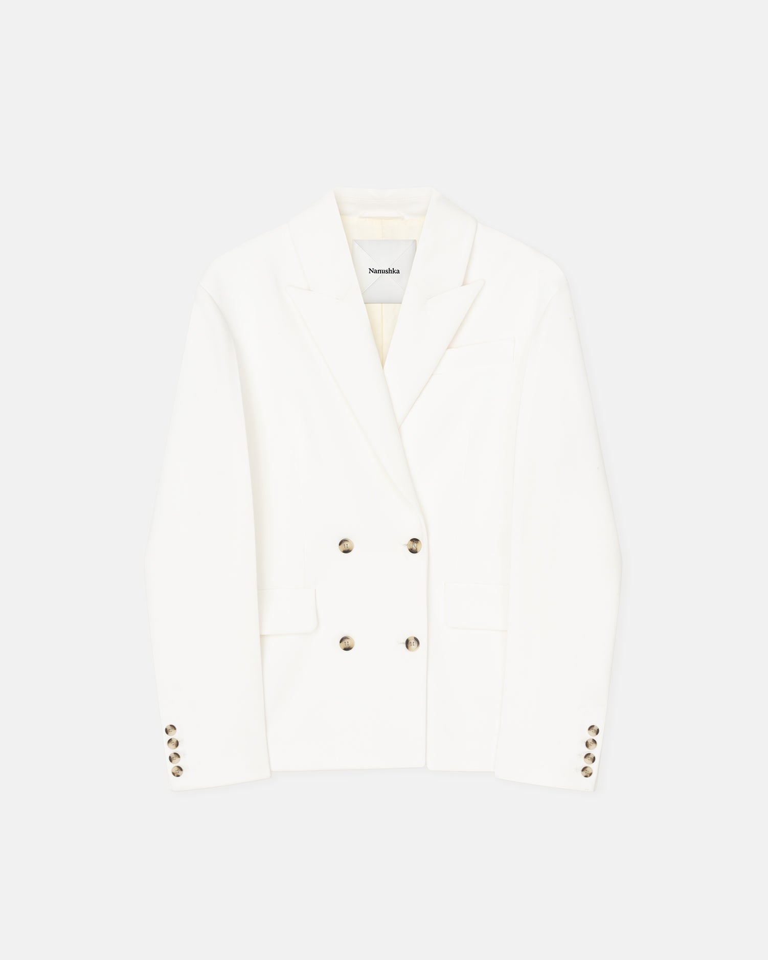 Laane Cinched-Waist Blazer | Off White