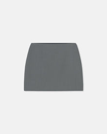 Briel Tailored Mini Skirt | Steel Blue