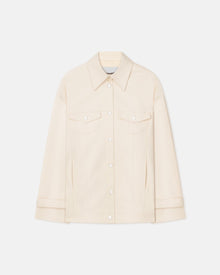 Varisa Twill Jacket | Creme