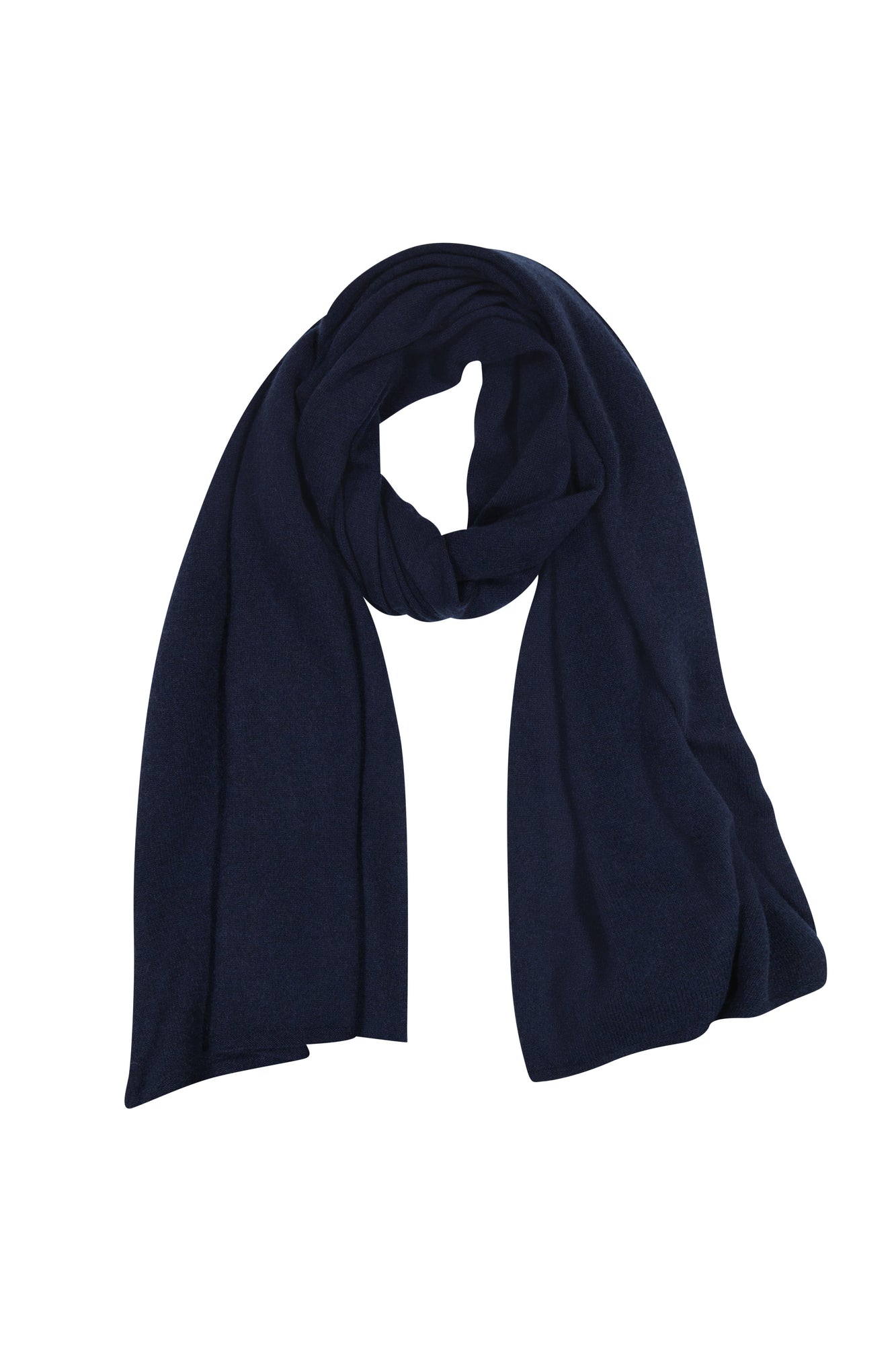 Cashmere Scarf Navy