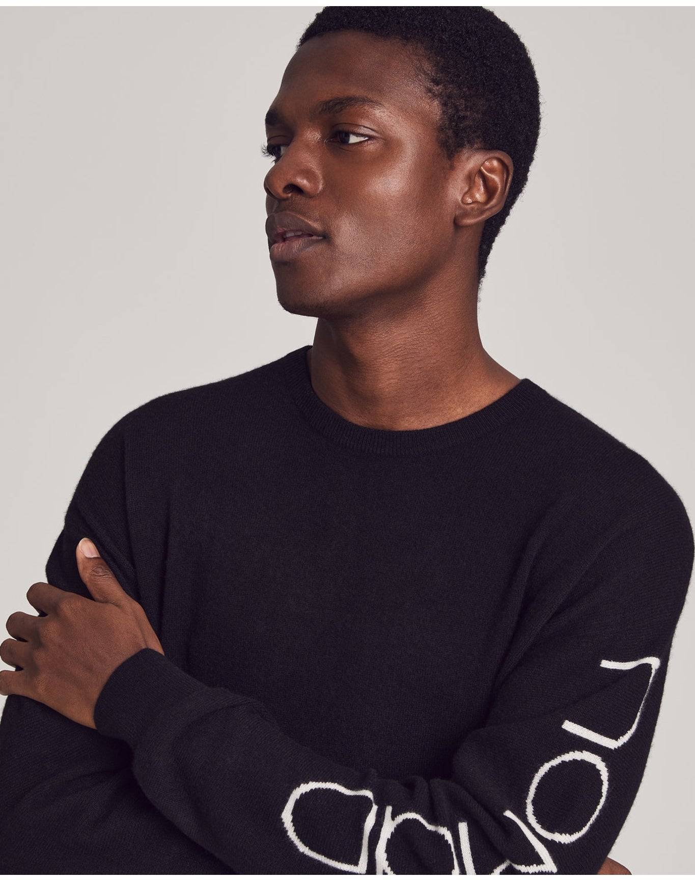 Nomad1942 | Men | Dawson Intarsia Crew | Black