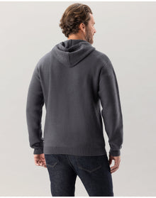 Nomad1942 | Men | Kobre Cashmere Hoodie | Asphalt