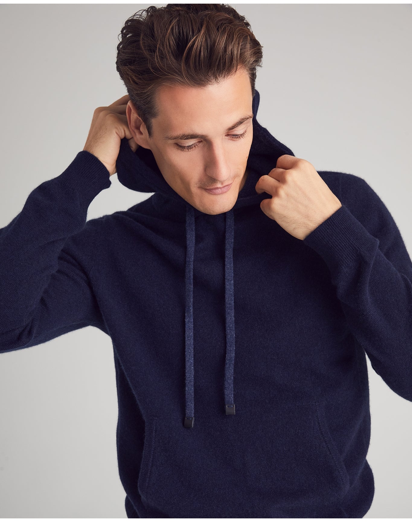 Nomad1942 | Men | Morningside Cashmere Hoodie | Midnight