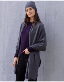 Nomad1942 | Unisex | Brushed Cashmere Arthur Hat | Asphalt