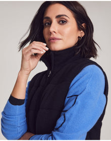 Nomad1942 | Unisex | Magnolia Quilted Vest | Black