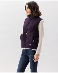 Nomad1942 | Unisex | Magnolia Quilted Vest | Currant