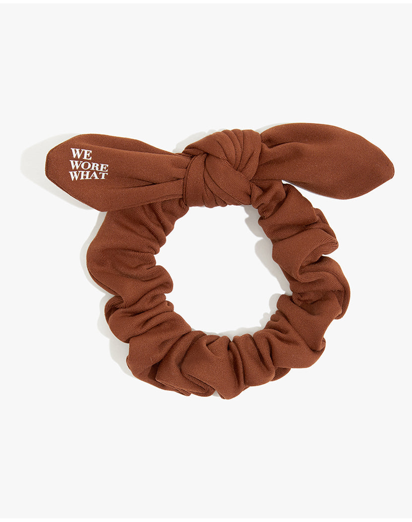 Nylon Scrunchie | Brunette