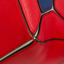 Loewe | Pre-Owned Small Bicolor Calfskin Puzzle Satchel | Red