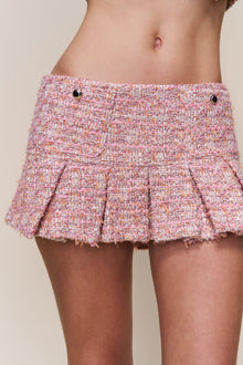 Womens | Claudine Mini Skirt | Pink Multi