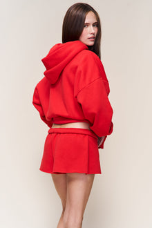 Womens | Fleece Short | Red Love