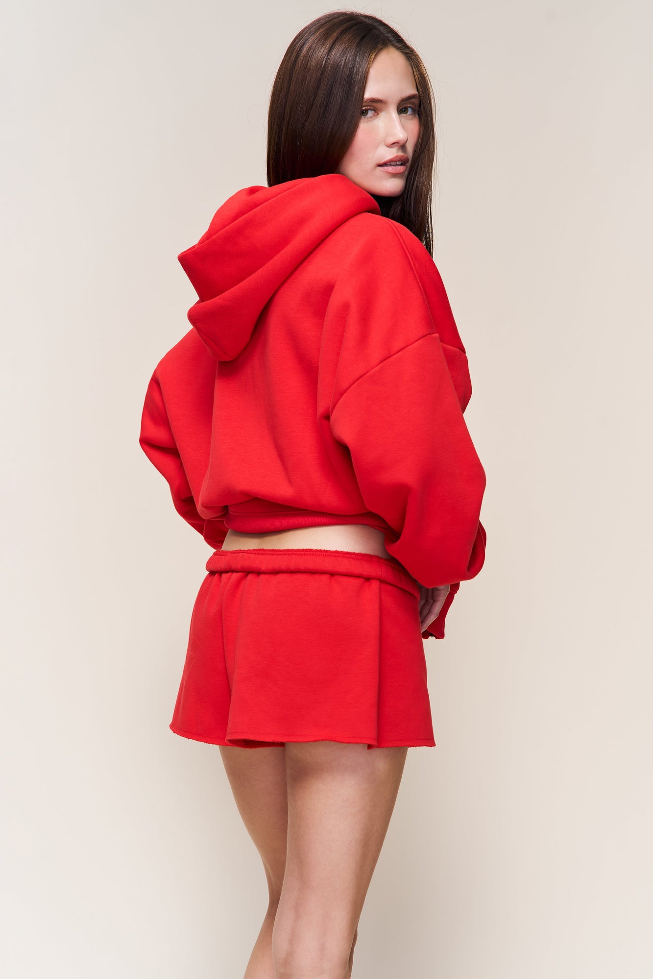 Womens | Fleece Short | Red Love