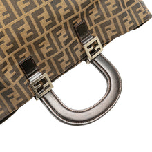 Fendi | Pre-Owned Large Zucca Canvas Twins Tote | Brown