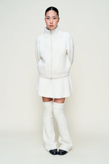 Womens | Mila Zip Up | Ivory