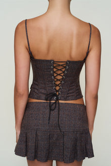 Womens | Edith Corset | Espresso