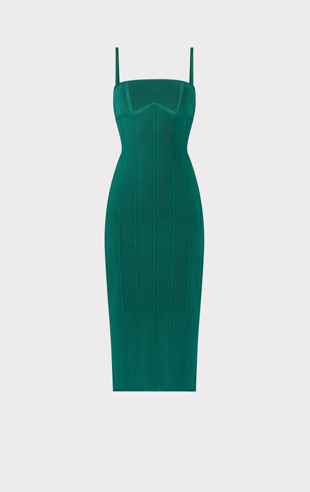 Ottoman Midi Dress | Alpine Green