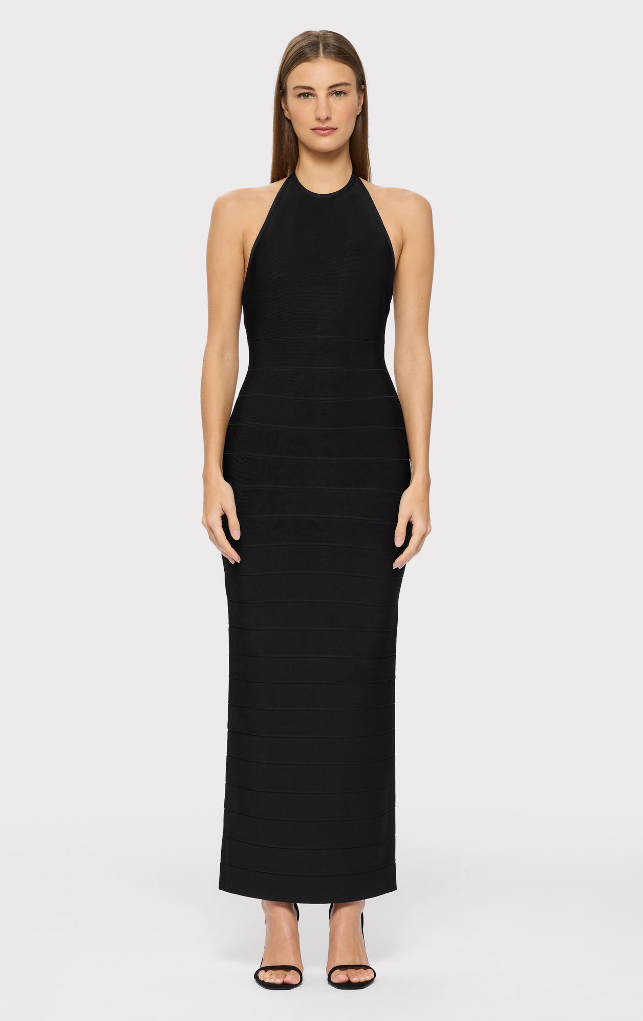 Halter Bandage Gown | Black