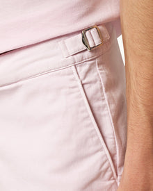 Conch Pink Mid-Length Cotton Twill Shorts | Conch Pink