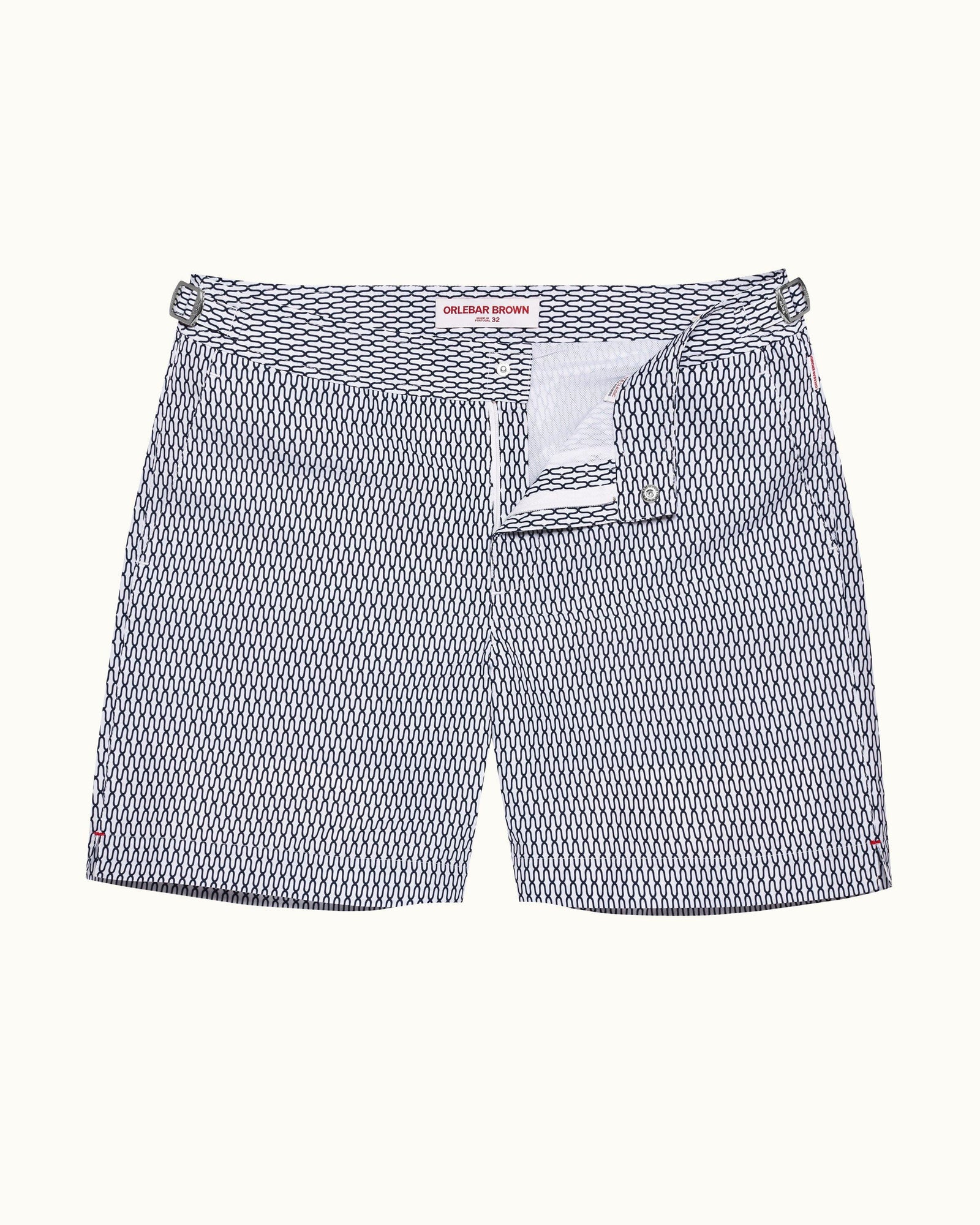 Men | Bulldog Swim Boxer | White/Midnight Navy