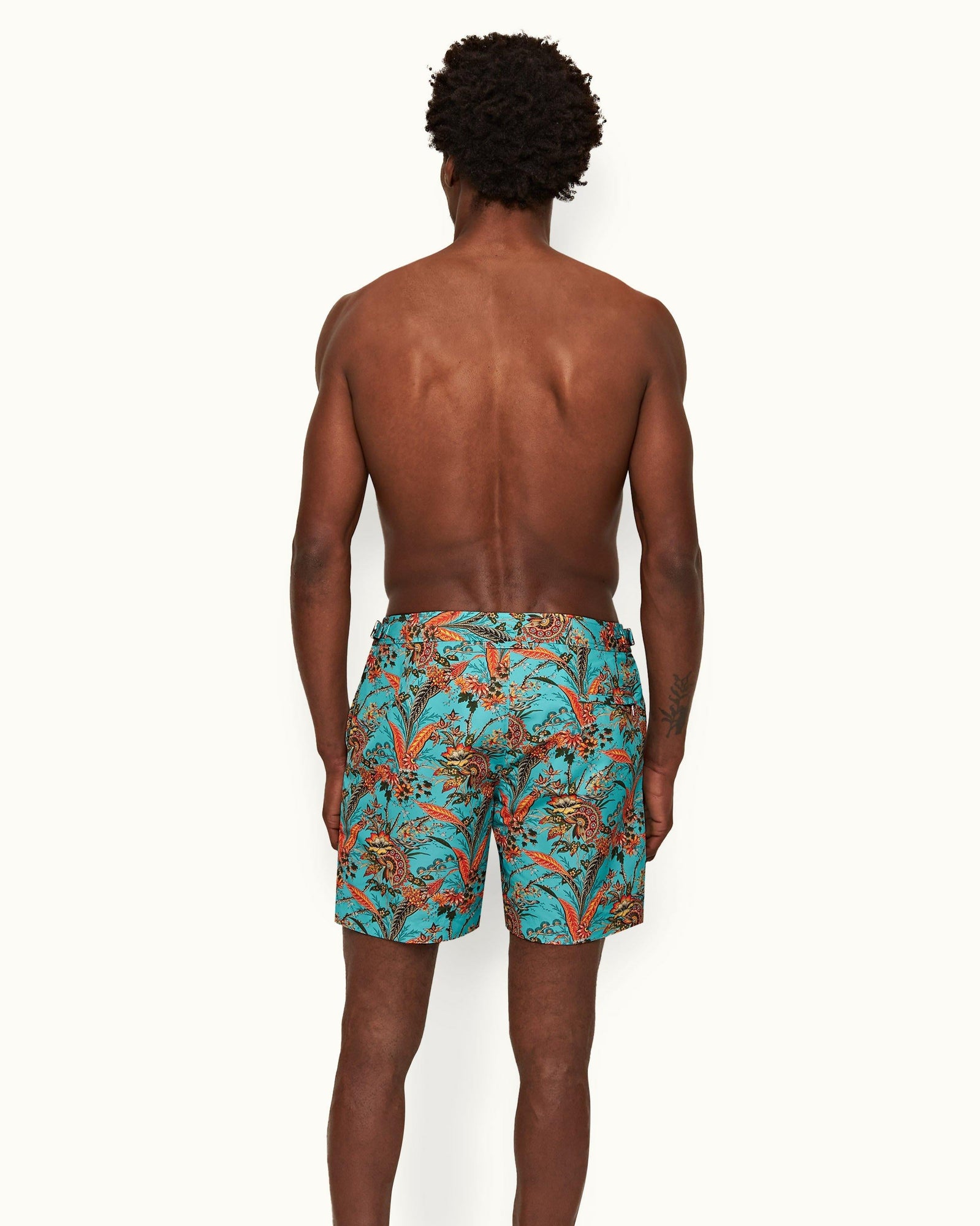 Bulldog Veranda Lotus Mid-Length Swim Shorts | Veranda